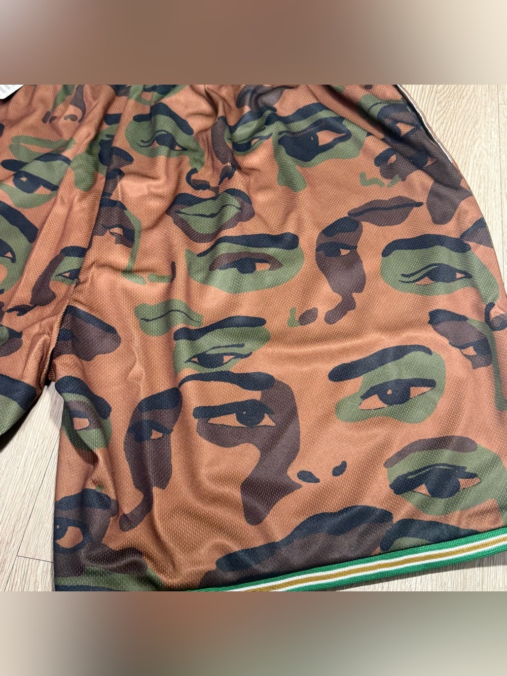 New NBA & KidSuper Studios Fanatics Brown Boston Celtics Hometown Shorts S-3XL - Picture 8 of 12